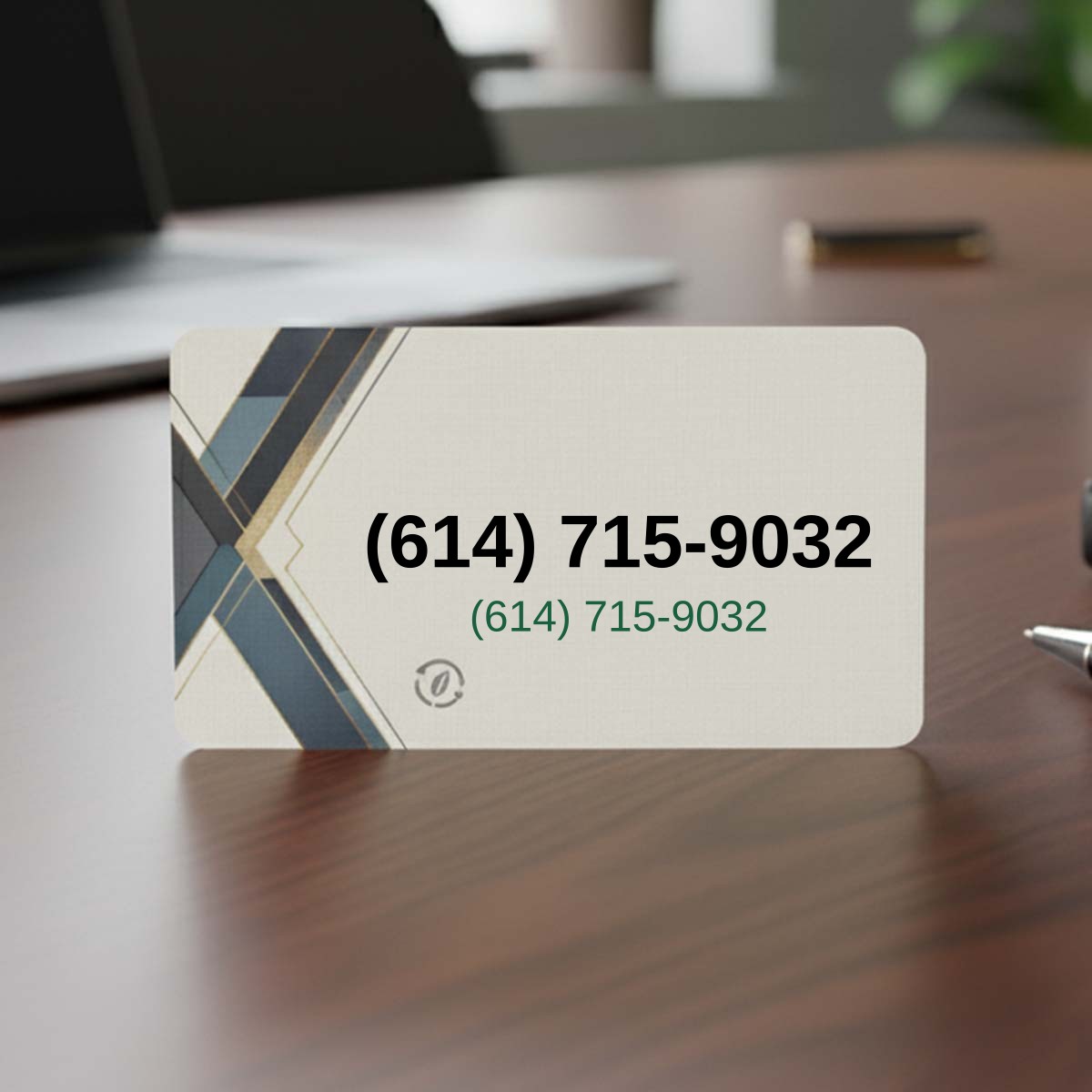 (614) 715-9032 on business card