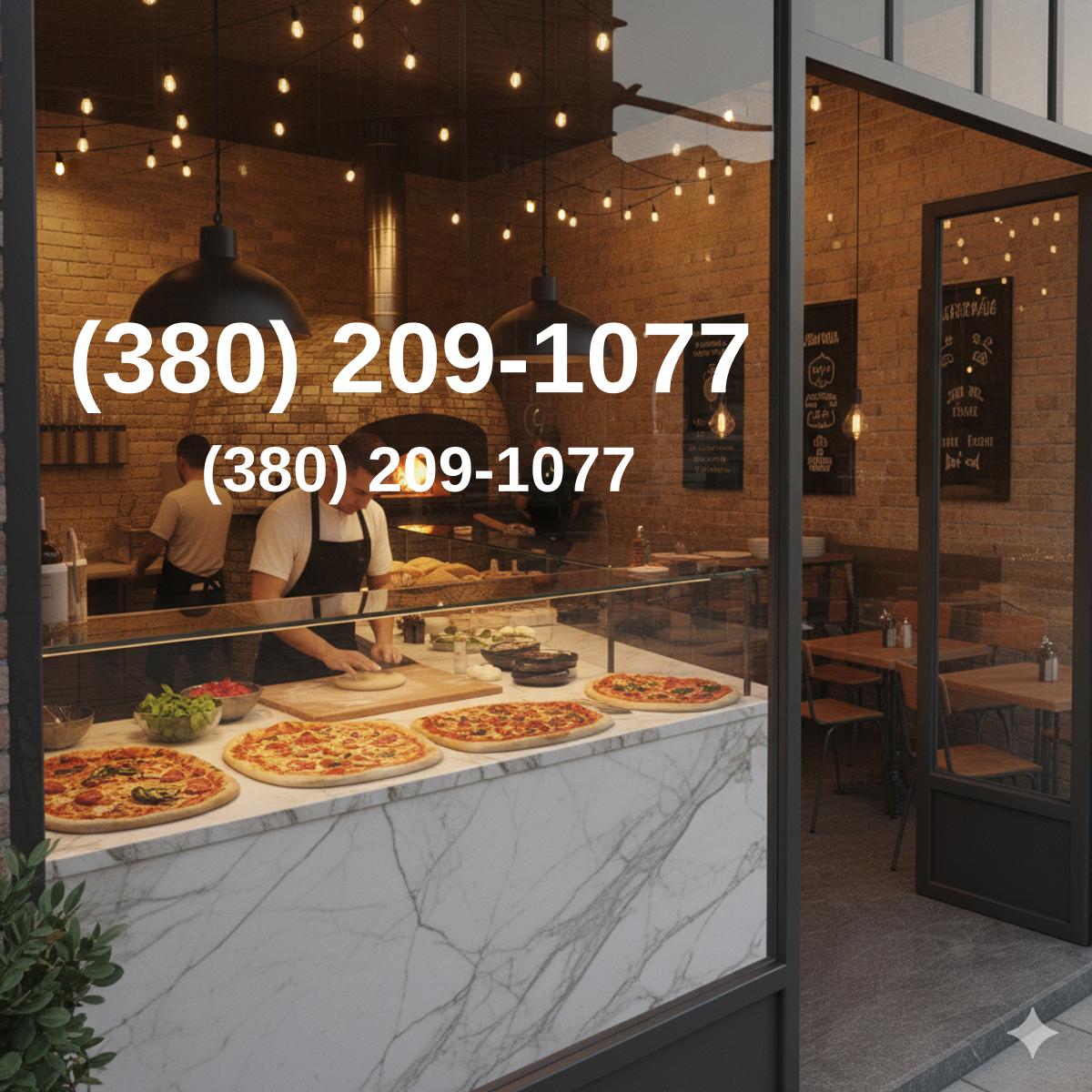 (380) 209-1077 on storefront