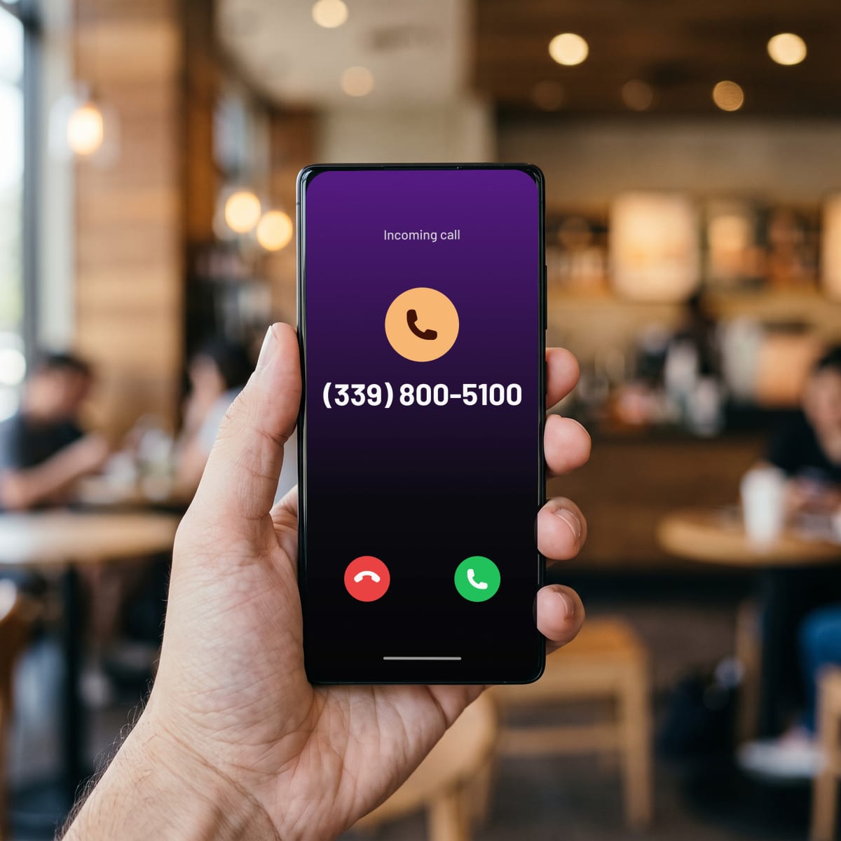 (339) 800-5100 calling a phone